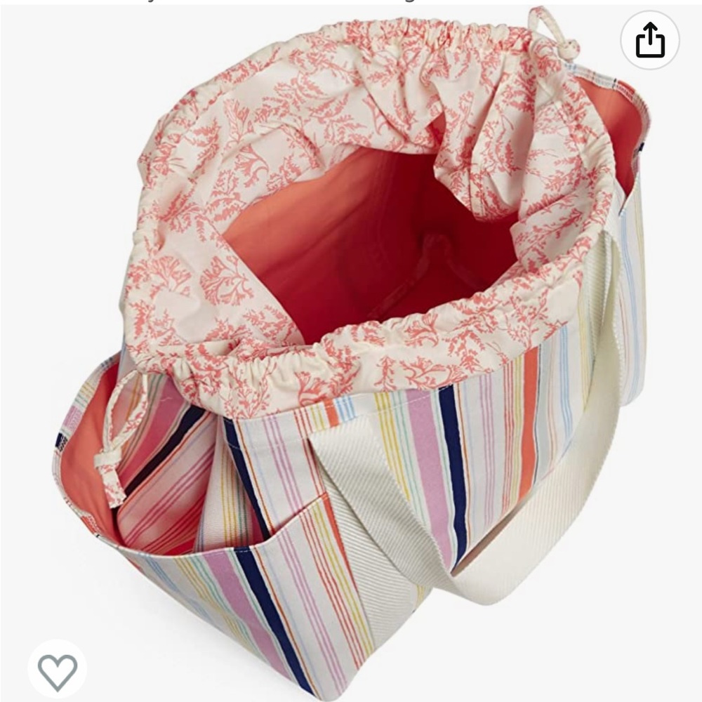Vera Bradley Deluxe Canvas Tote Bag